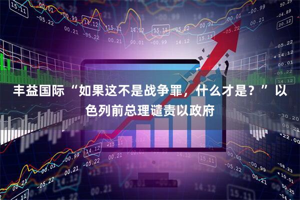 丰益国际 “如果这不是战争罪，什么才是？” 以色列前总理谴责以政府