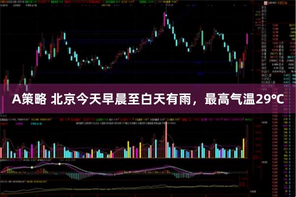 A策略 北京今天早晨至白天有雨，最高气温29℃